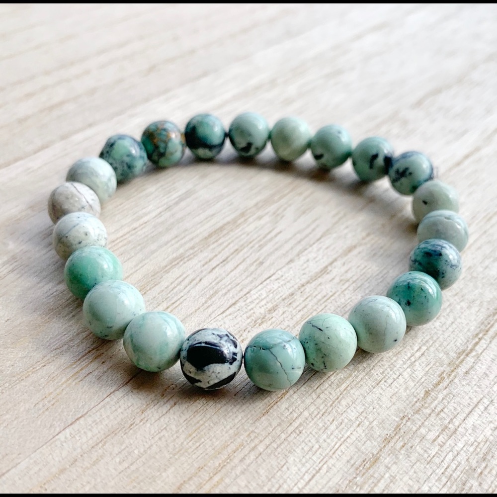 Chakra Bracelet Gemstone Set 7 Bracelets Handmade - Picture 6 of 9